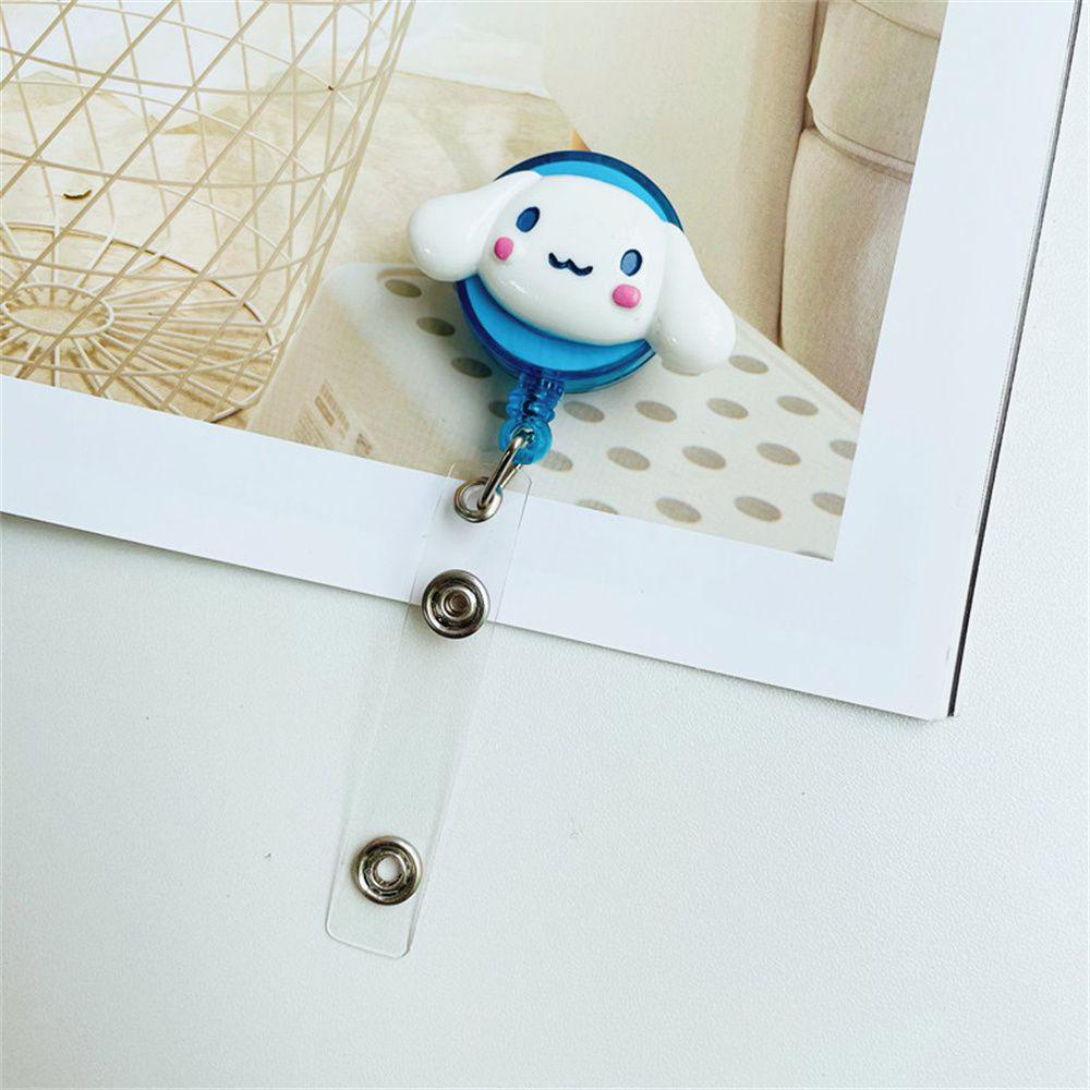 [COD] Giá Đỡ Kẹp Thẻ ID / Huy Hiệu Y Tá Cuộn Lại Được My Melody Sáng Tạo Có Thể Thu Vào Cho Học