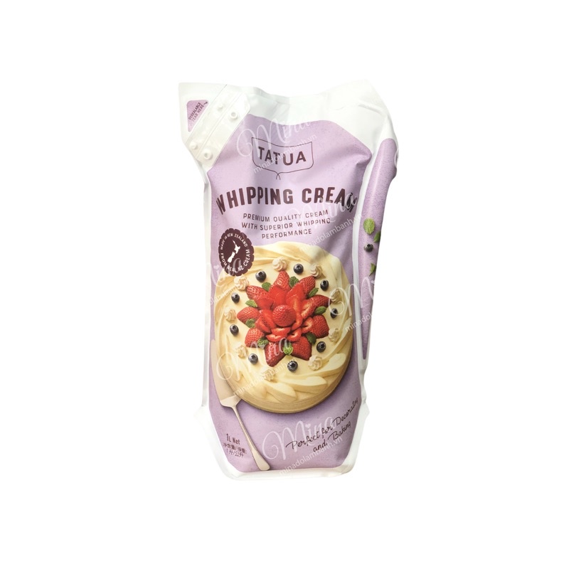 Kem sữa tươi Whipping Cream TaTua 1L - [Chỉ ship Hoả Tốc Hà Nội]