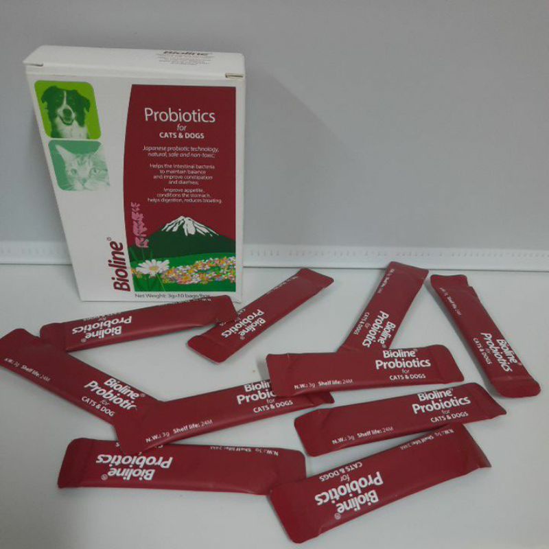 Men Vi Sinh Probiotics Dành Cho Chó Mèo BIOLINE 3g/gói