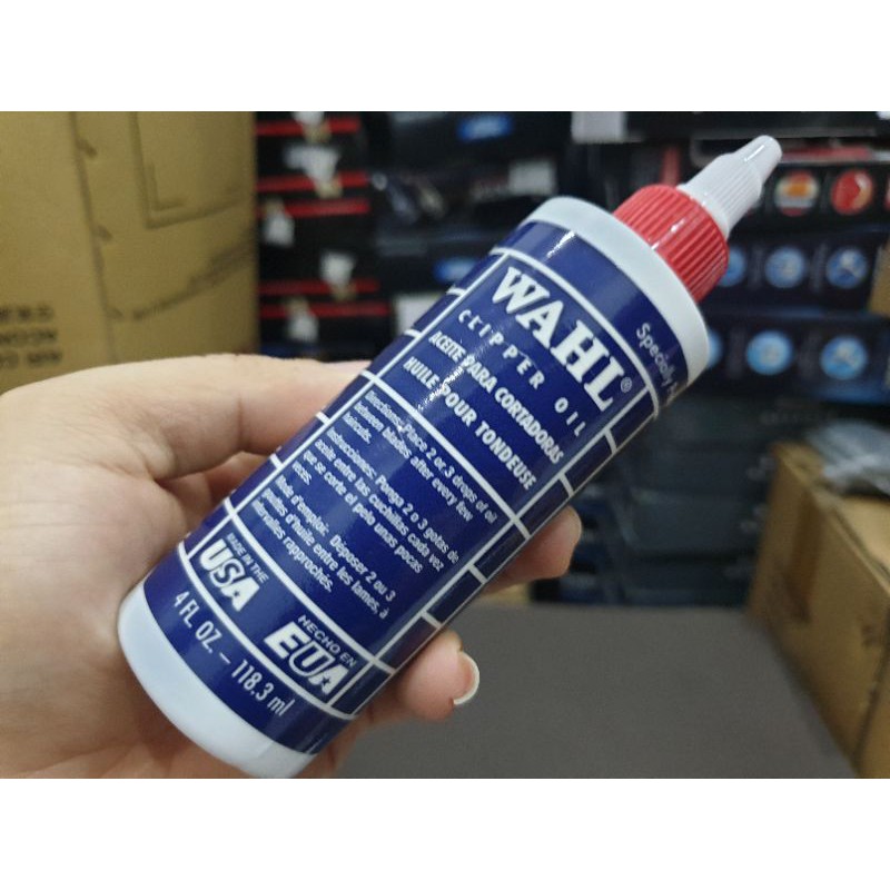 Dầu Wahl Tra Tông Đơ Nhập Mỹ Có Mã Check Chính Hãng, Dầu Tra Kéo Cắt Tóc 120ml.(Ảnh thật)