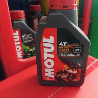 Nhớt Motul H-TECH100 10w40 100% tổng hợp