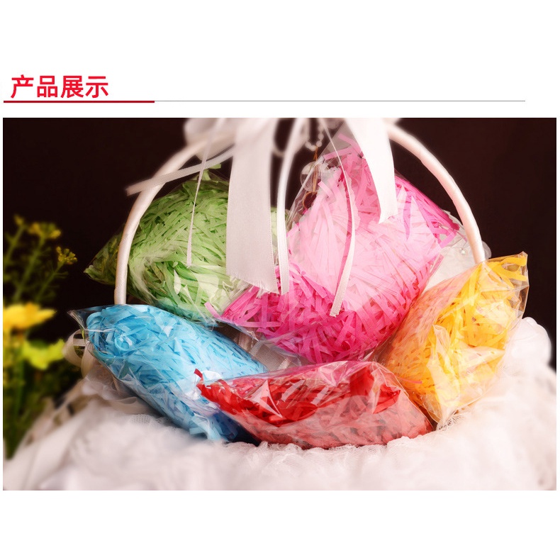 Giấy rơm giấy vụn lót hộp quà 100 g