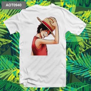Áo thun anime #luffy#once piece