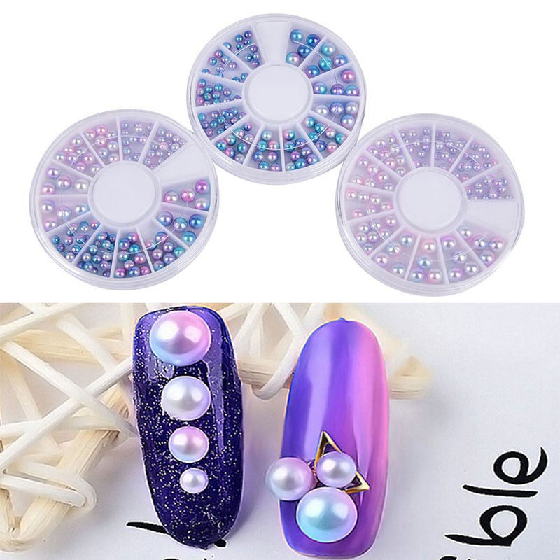 Hạt Ngọc Trai 3D Đính Móng Nghệ Thuật