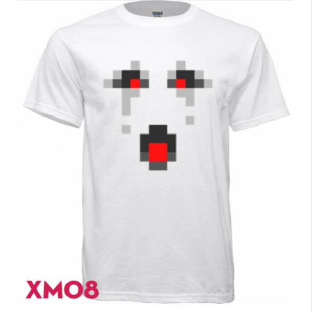 Áo thun Minecraft Ghast Face.  / áo cực chất