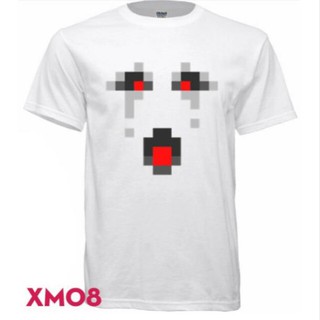 Áo thun Minecraft Ghast Face. / áo cực chất