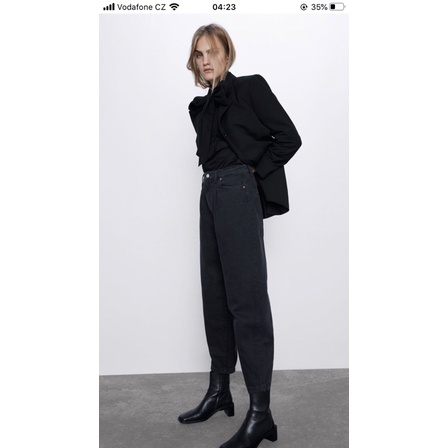 Quần jean cạp cao Zara auth