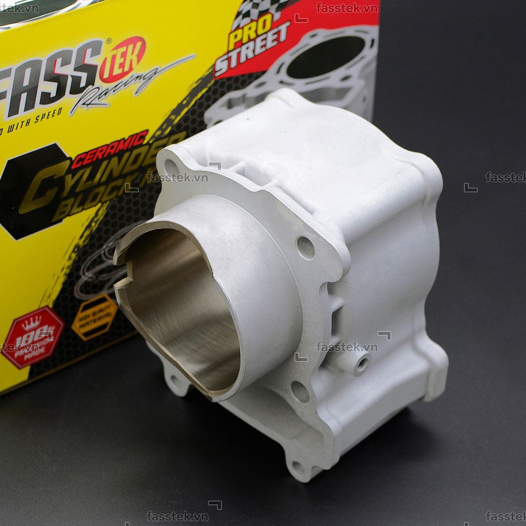 Bộ nòng kính trái nén Fasstek Racing 68mm, chân 32 V2 cho Exciter