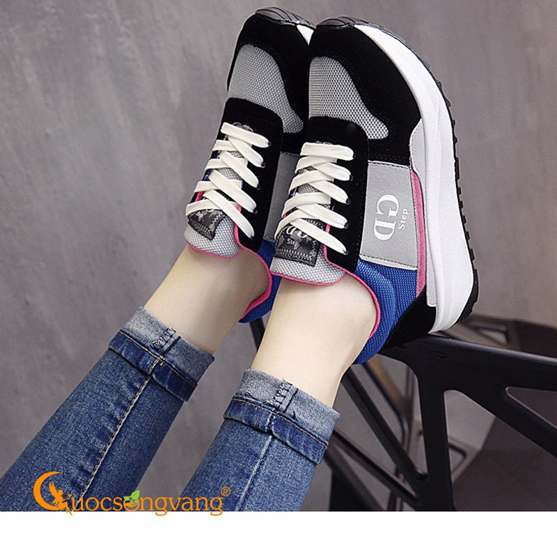 Giày nữ đẹp giày thể thao nữ da GLG079 Cuocsongvang