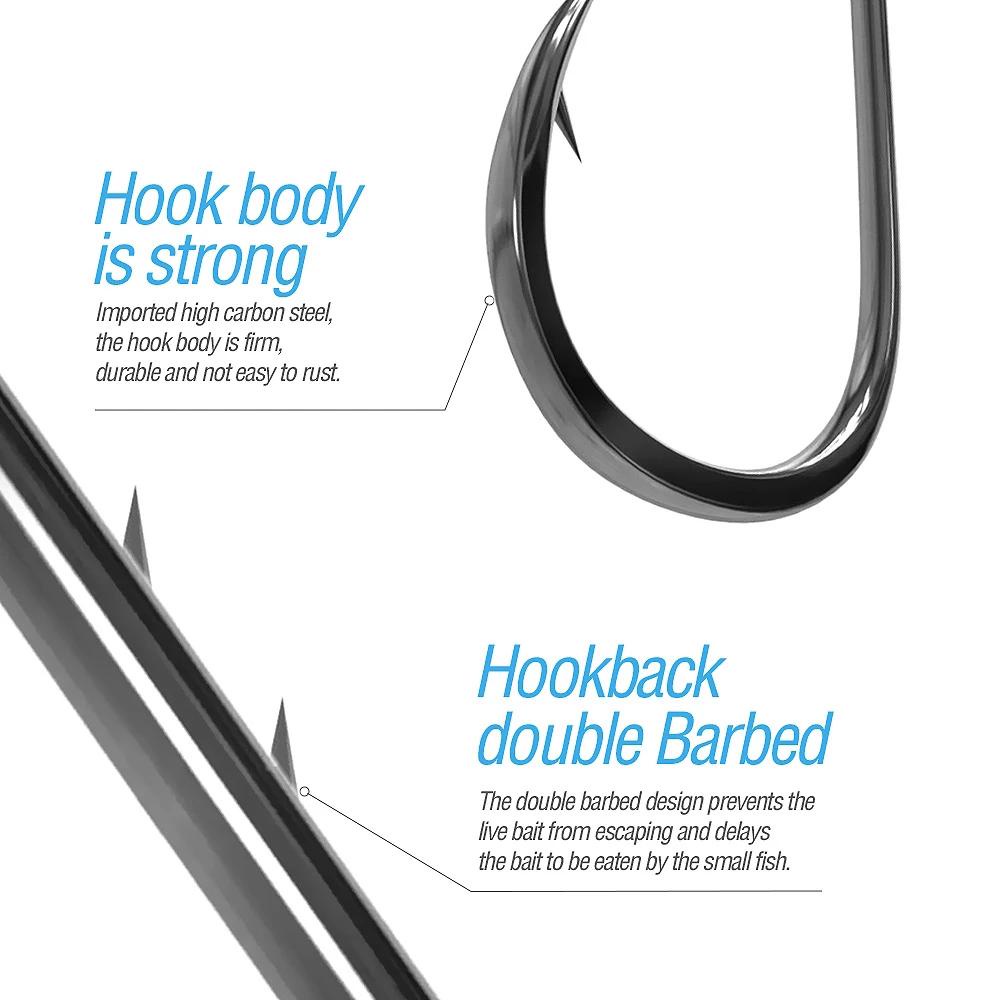 AUGUSTINA Dụng Cụ Móc Mồi Câu Cá Màu Đen