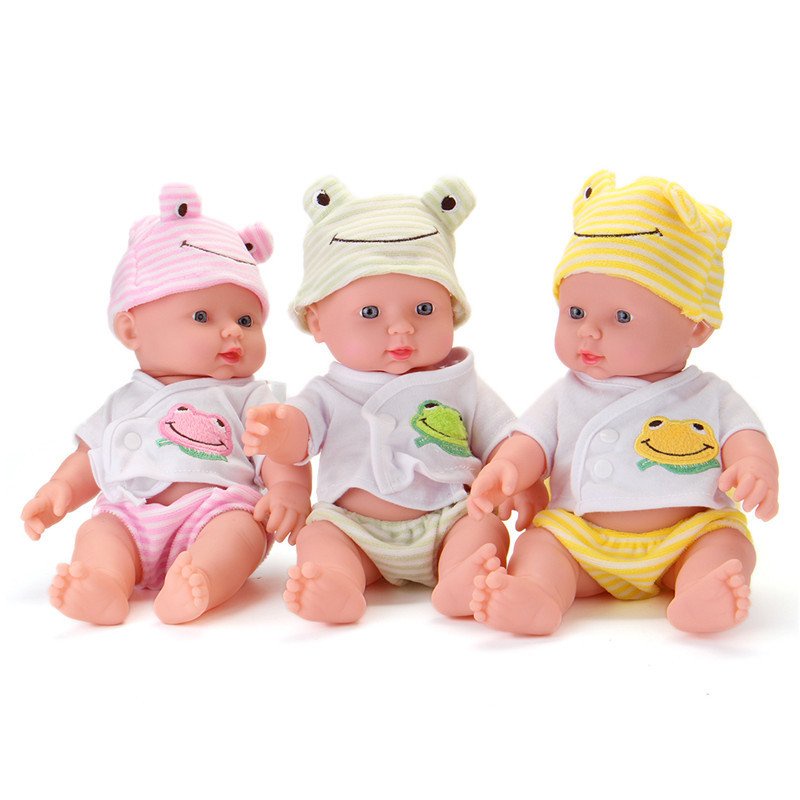 Búp Bê Tái Sinh Nhựa Mềm Cao Cấp Trọc 30 cm - Silicone Reborn Baby 12 icnh Doll