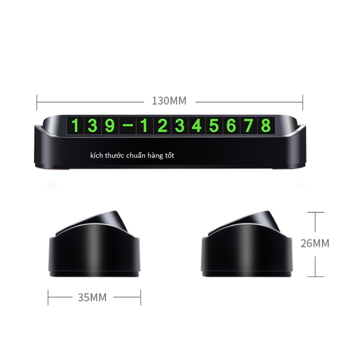 Bảng Số Điện Thoại gắn Taplo ô tô phản quang nhỏ gọn tiện lợi - Dũng An Shop | BigBuy360 - bigbuy360.vn