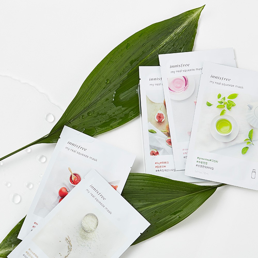 Mặt Nạ Giấy Innisfree My Real Squeeze Innisfree Mask Innisfree ( Mẫu Mới )