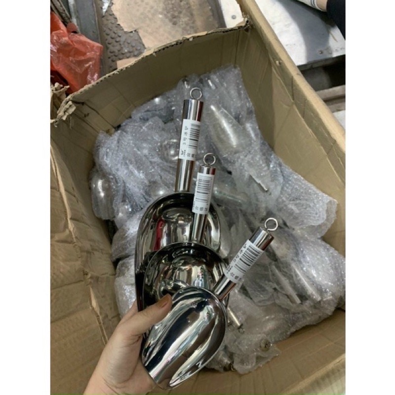 Xẻng xúc đá inox 28cm x 11cm