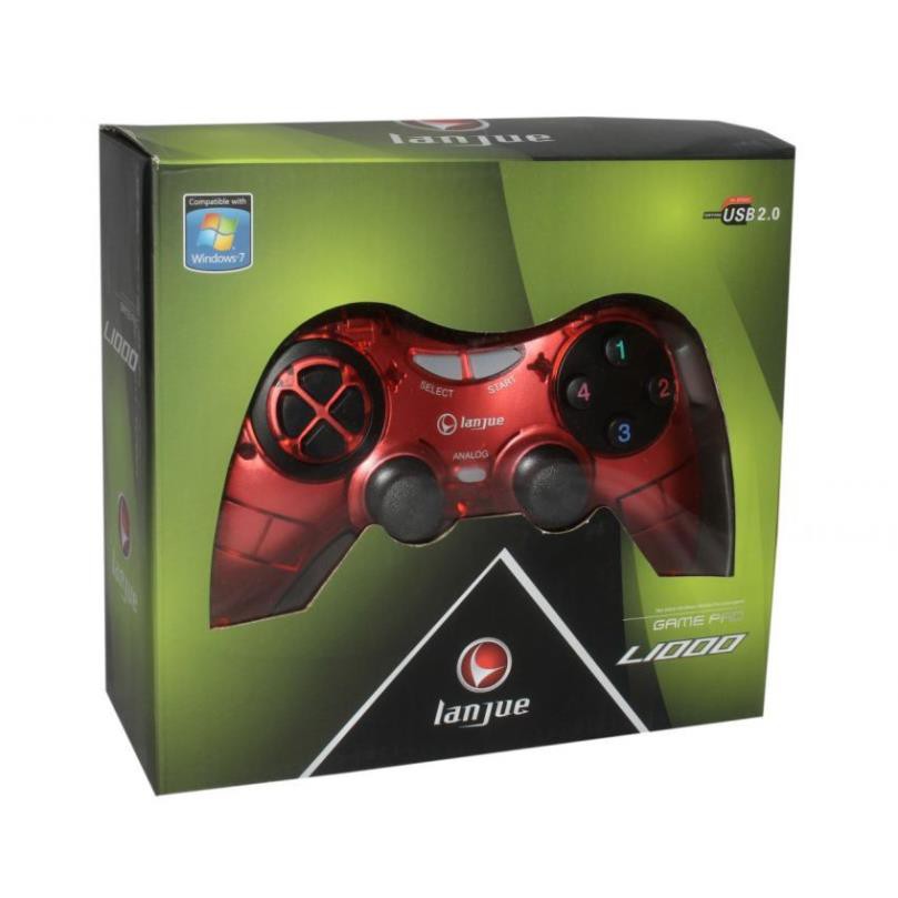 [FREE SHIP =&gt; 50K ] Tay cầm chơi game PC , Laptop , Android Tivi Box Lanjue L1000