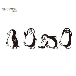 Decal dán tường chim cánh cụt