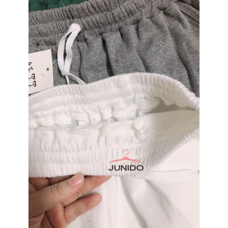 Quần short nữ chất cotton co dãn siêu mát mặc nhà QA03 JUNIDO