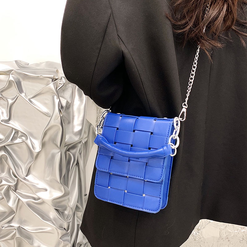 Túi Đeo Chéo mini Đan Dây Xích Thời Trang 2022 Cao Cấp Cho Nữ sm