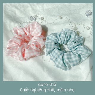 Cột tóc Scrunchies KẺ CARO
