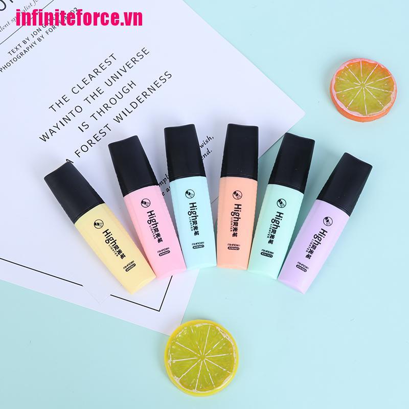 [IN*VN]6 Macaroon Colors Mini Highlighters Pastel Markers Single Text Focus Marker Pens | BigBuy360 - bigbuy360.vn