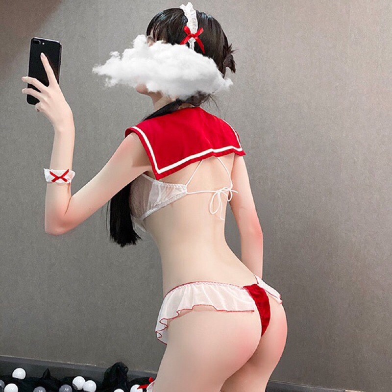 Bộ ngủ cosplay nữ sinh trung học set đồ ngủ 2 mảnh học sinh anime gợi cảm sexy CICI BONITA HCM CP17 | BigBuy360 - bigbuy360.vn