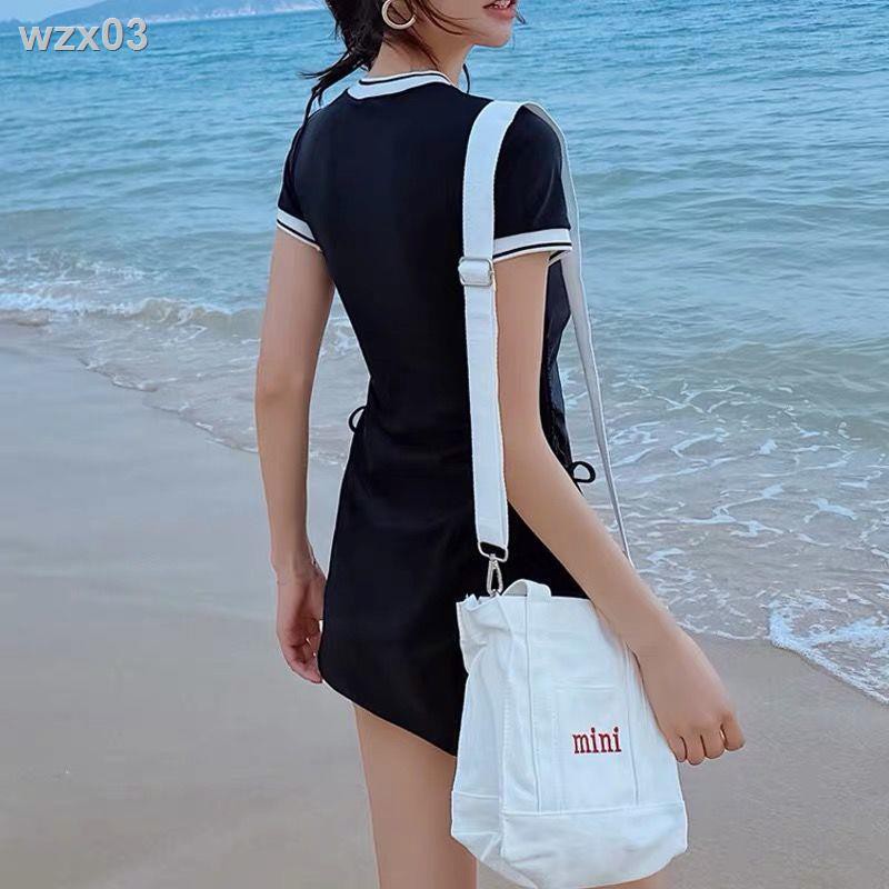 SOPHIE Áo tắm nội y Hàn Quốc nữ sinh bảo thủ phong cách thể thao váy xẻ tà mỏng che bụng nhỏ và tươi tắn | BigBuy360 - bigbuy360.vn