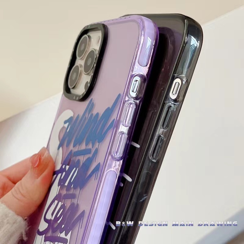 Ốp Điện Thoại Mềm Trong Suốt Chống Sốc In Họa Tiết Thời Trang Cho iPhone 13 12 11 Pro MAX XR IX XS MAX i6 6s 7 8 Plus