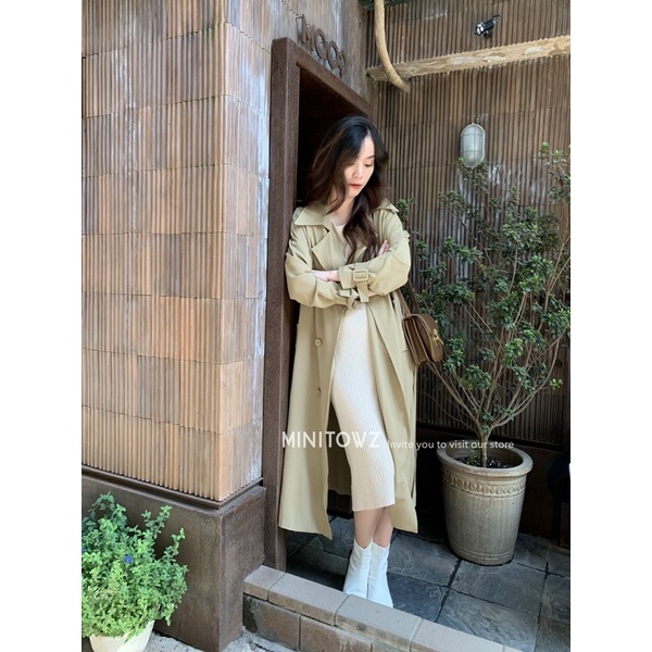 Khoác dáng dài một lớp