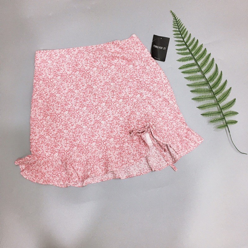 chân váy F21 hoa nhí rút dây xuất xịn | BigBuy360 - bigbuy360.vn
