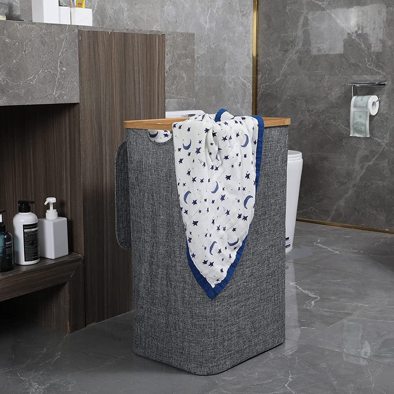 Giỏ Đựng Đồ Giặt Có Nắp Đậy Có Thể Xếp Gọn Tiện Dụng