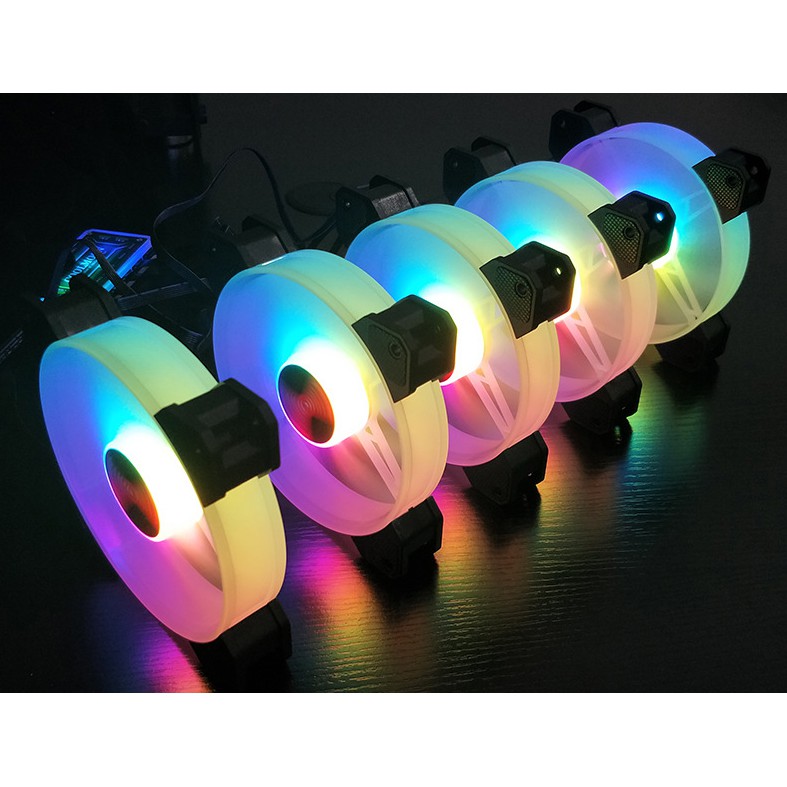 Fan RGB Coolmoon Y1 - Quạt Tản Nhiệt Máy Tính