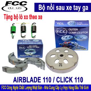 Bộ nồi sau AirbladeE 110 Click 110 -Tặng bộ lò xo chống rung đầu xe