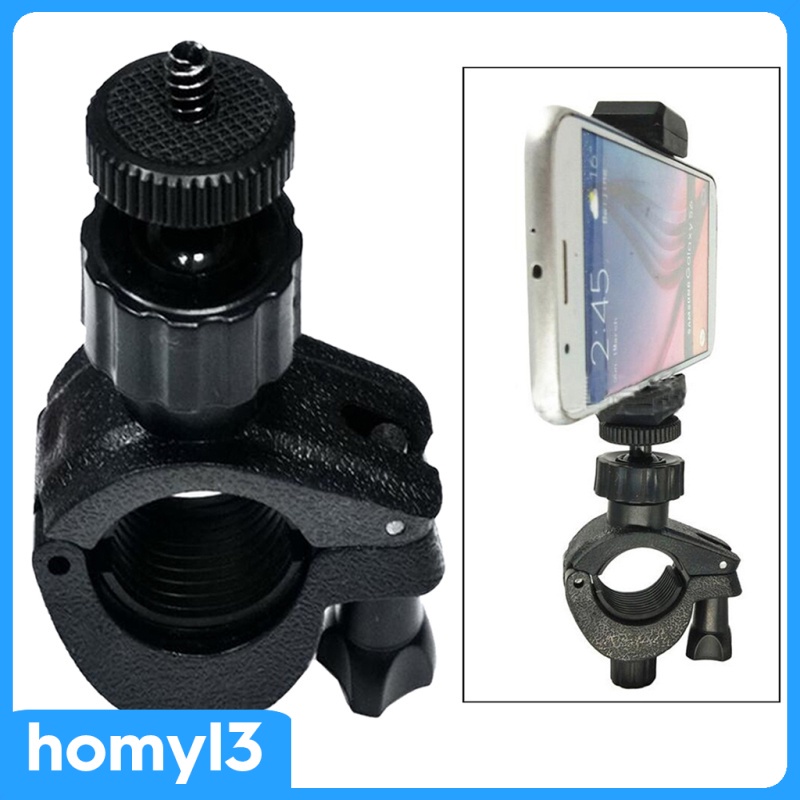 [Kayla's 3C] Mini Ball Head Mount 1/4\" Screw Mount Swivel for Tripod Stand Cameras Black