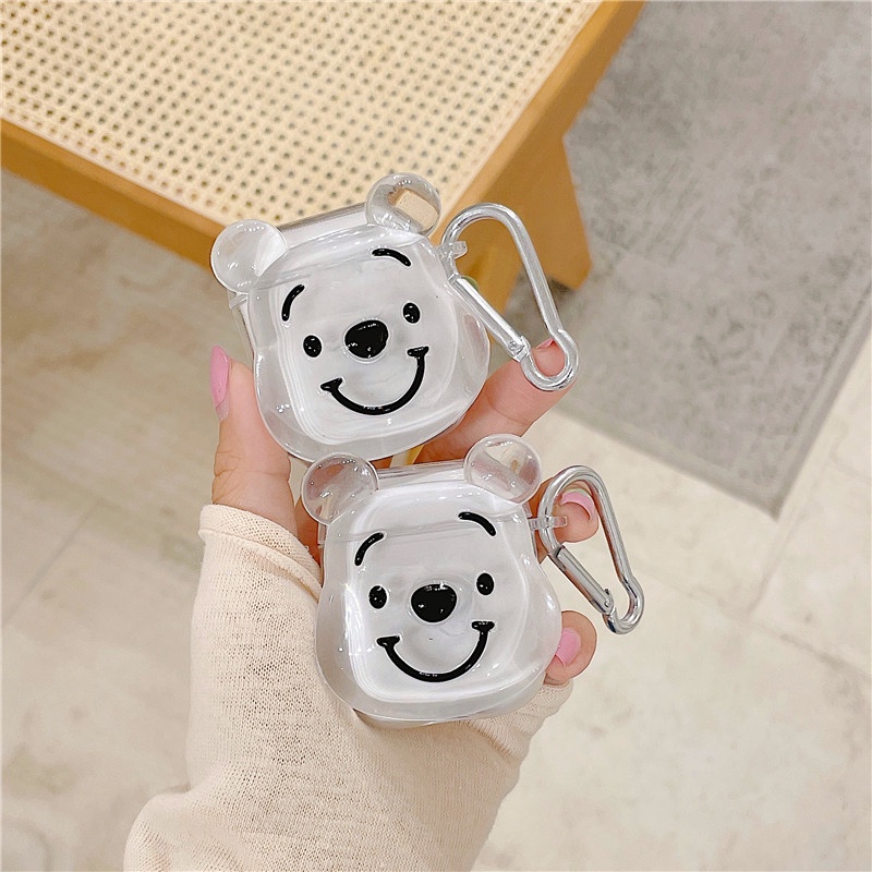 Vỏ Bảo Vệ Hộp Sạc Tai Nghe for airpods pro 2 Airpods 1/2/Pro Mềm Hình Winnie The Pooh Độc Đáo i11/i12 AirPods 3（2021）