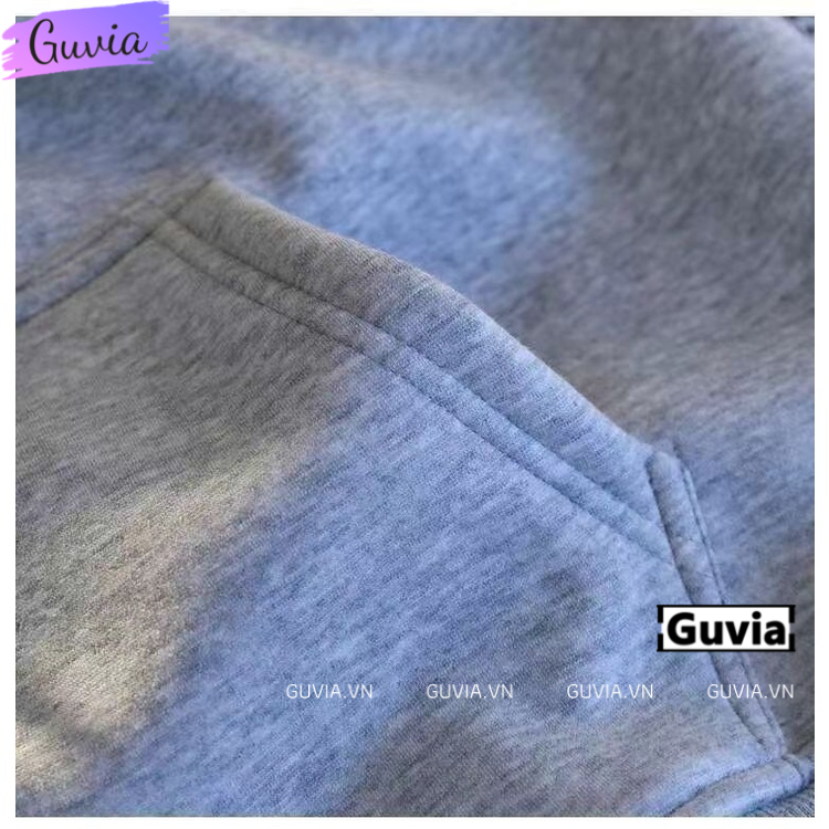 Áo Khoác Hoodie Nỉ SLAKE Nam Nữ Ulzzang Unisex, Áo Khoác Form Rộng Thời Trang GUVIA AKN104