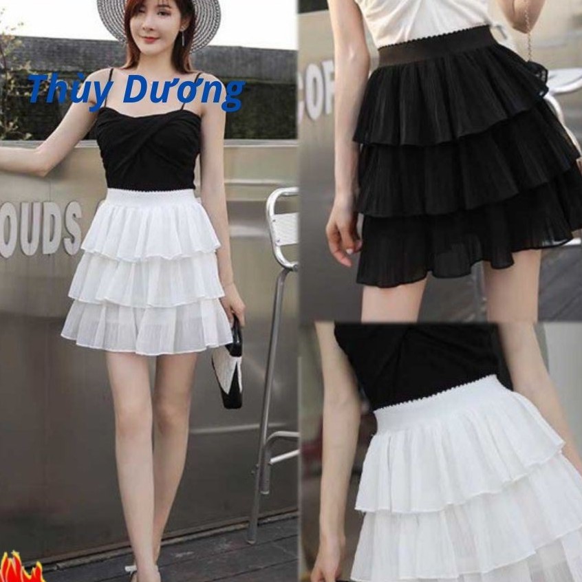 (FREESHIP)Chân Váy 3 Tầng Xếp Ly, Chân Váy Xòe Kiểu Dáng Năng Động, Trẻ Trung, Chất Liệu Nhẹ Mát | BigBuy360 - bigbuy360.vn