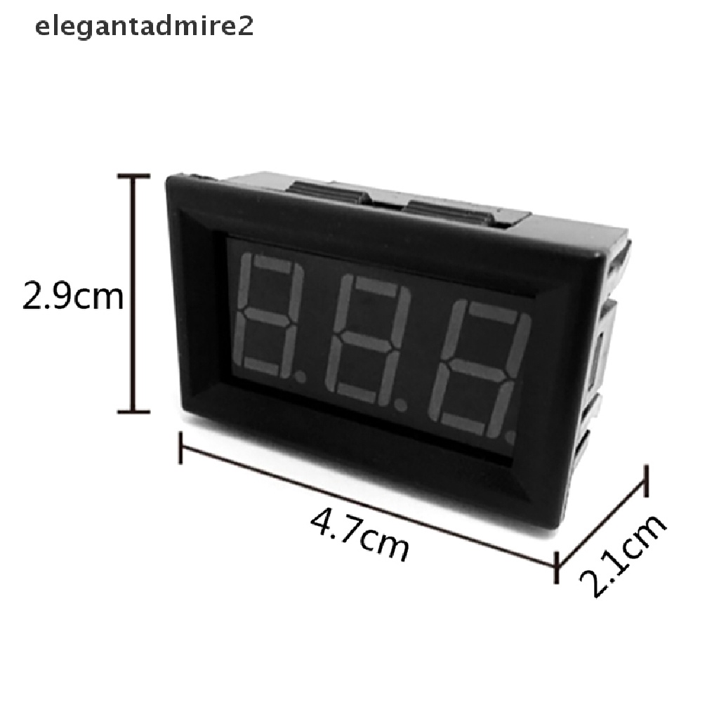 Vôn Kế Kỹ Thuật Số 2 Dây AC 70-500V Màn Hình LED Hiển Thị Vôn Kế