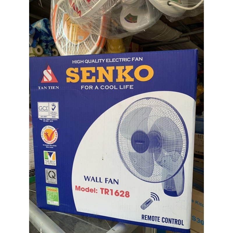 Quạt treo điều khiển Senko TR1628 quạt treo cao cấp điều khiển từ xa