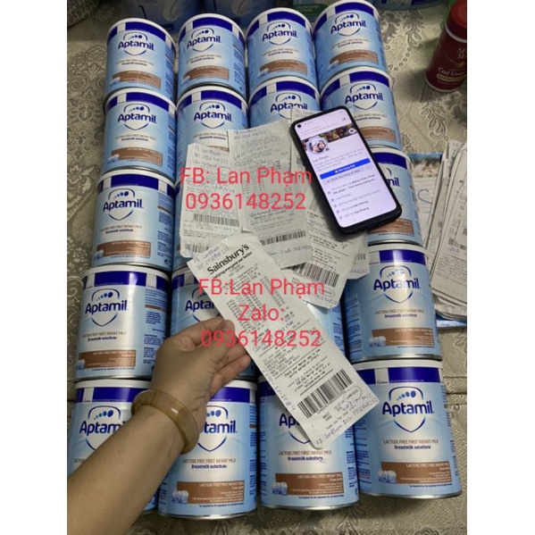sữa aptamil Lactose free 400g của anh