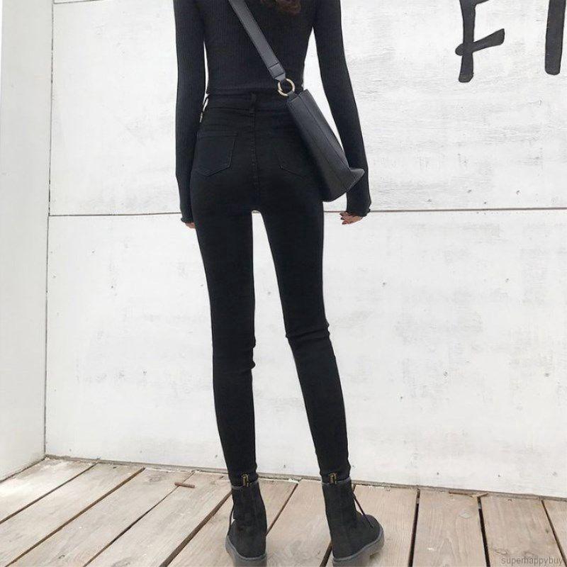 Quần harem dài lưng cao thoải mái giản dị cho nữ