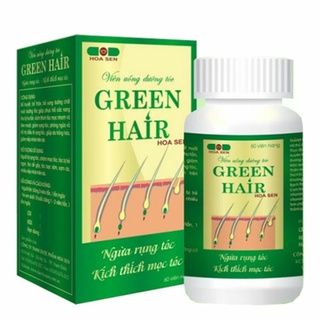Viên uống dưỡng tóc Green Hair - Hoa Sen