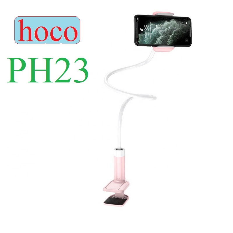 Giá đỡ điện thoại kẹp cạnh bàn thân dẻo tùy chỉnh được 70cm Hoco Ph23