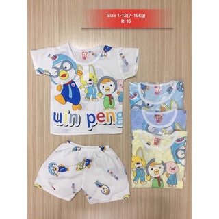 Bộ tole lanh cho bé trai 6-12kg