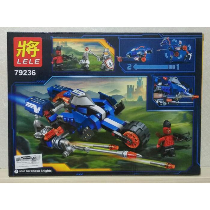 Mô hình đồ chơi lego nhân vật chiến binh Nexo Knights Lance'S 79236