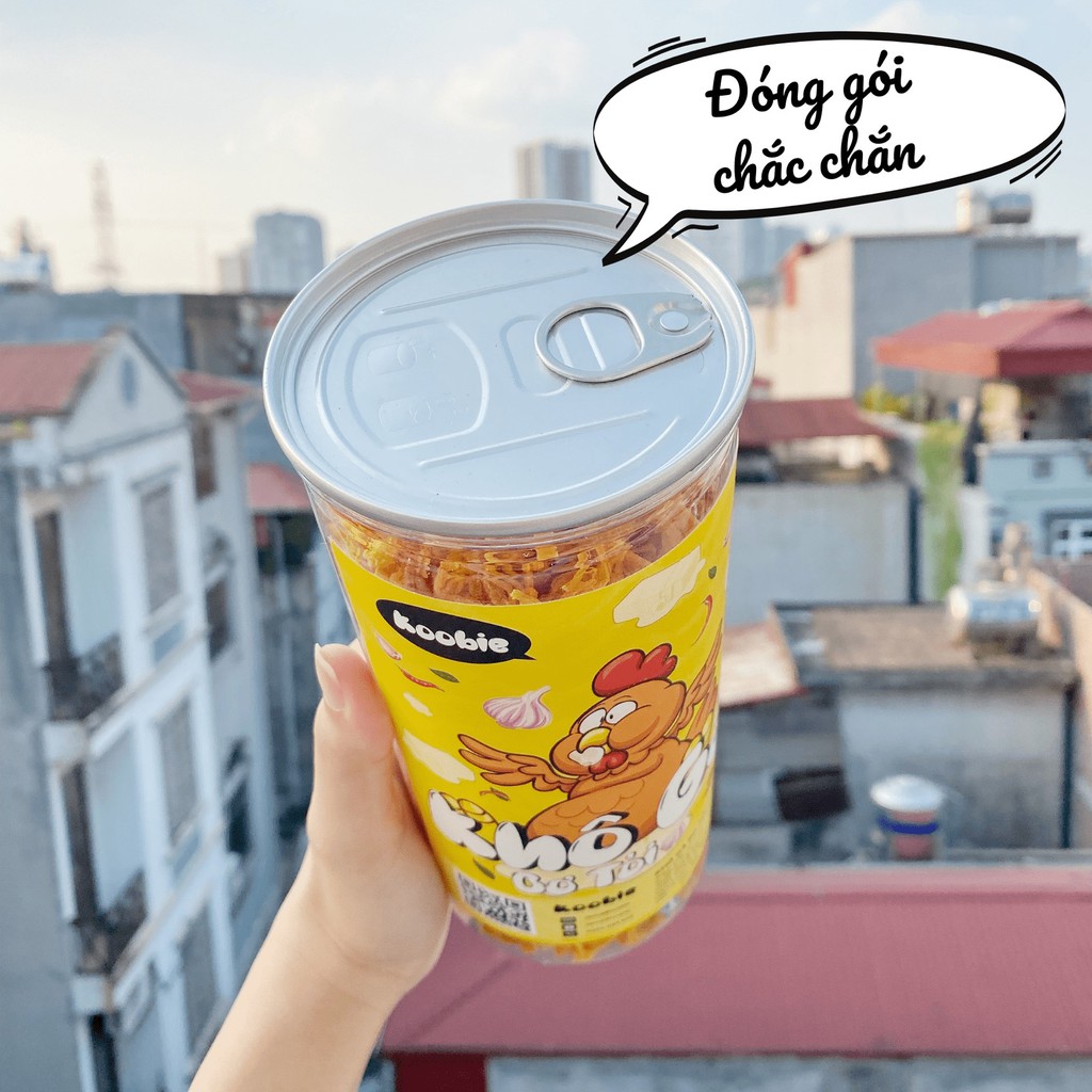 Khô gà bơ tỏi Koobie 300g, đồ ăn vặt ngon an toàn vệ sinh, giao hàng siêu tốc | BigBuy360 - bigbuy360.vn