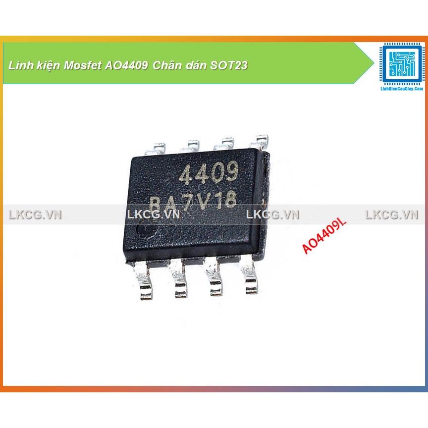 Linh kiện Mosfet AO4409 Chân dán SOT23