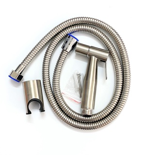 Bộ Vòi Xịt Dây Bố 3 Lớp Vệ Sinh Cầm Tay Inox SUS 304 Nhà Tắm Cao Cấp