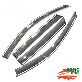 Bộ vè che mưa CHỈ MẠ xe MAZDA CX5 chất liệu nhựa ABS cao cấp – SONIC CAR