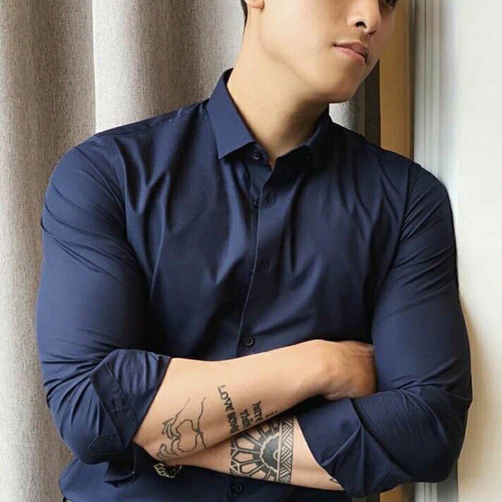 Áo sơ mi nam xanh 💚𝗙𝗥𝗘𝗘𝗦𝗛𝗜𝗣💚 - Sơ mi nam xanh công sở lịch sự, sang trọng | BigBuy360 - bigbuy360.vn