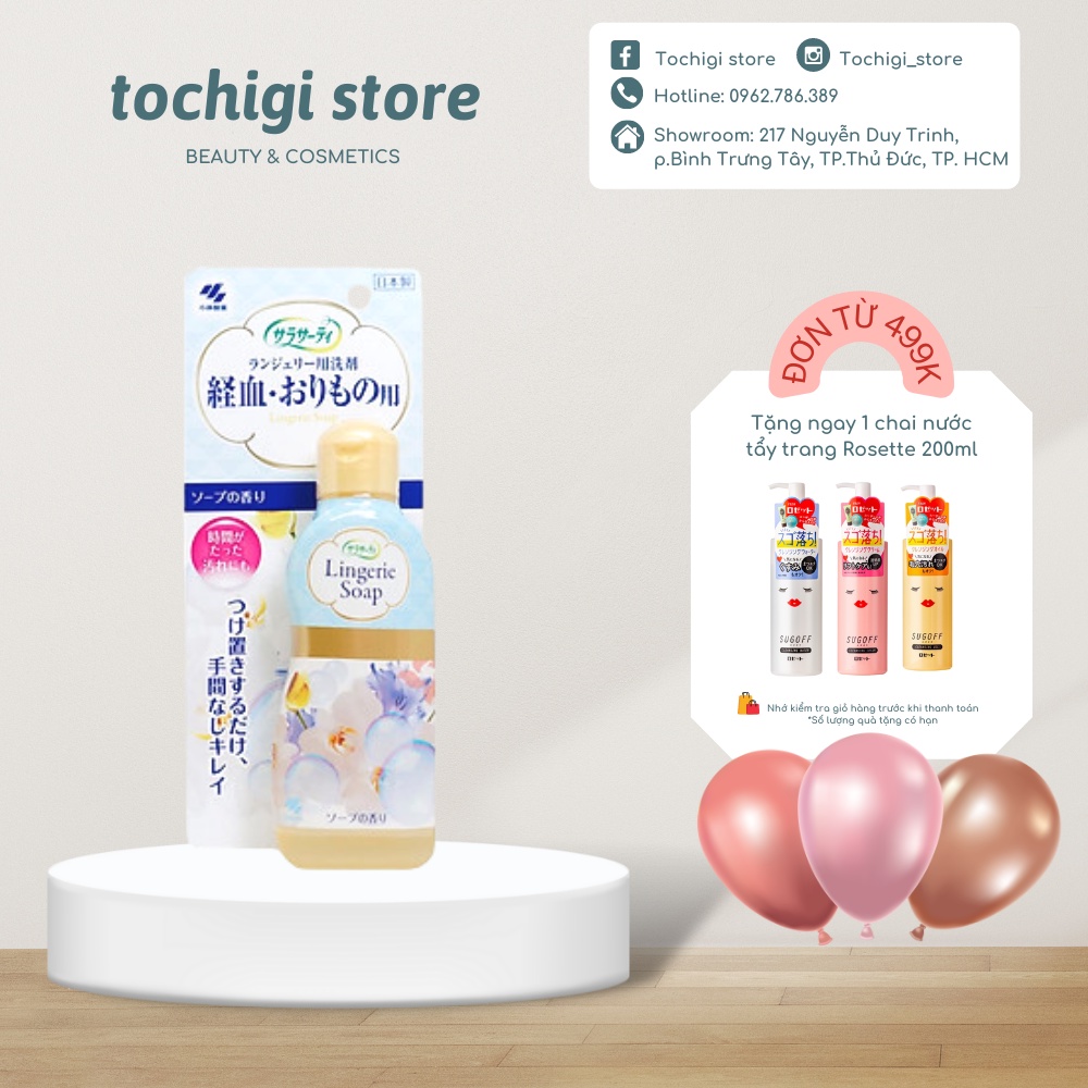Nước giặt quần lót Lingerie Soap Nhật Bản 120ml